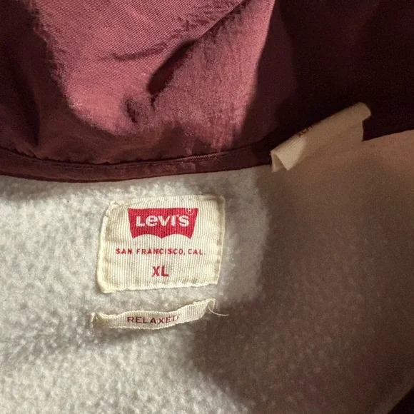 Levi Three quarter Zip Jacket fleece - Picture 3 of 3